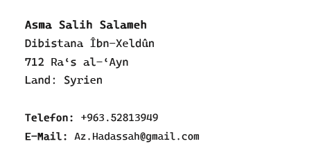 Daten des Seiteninhabers